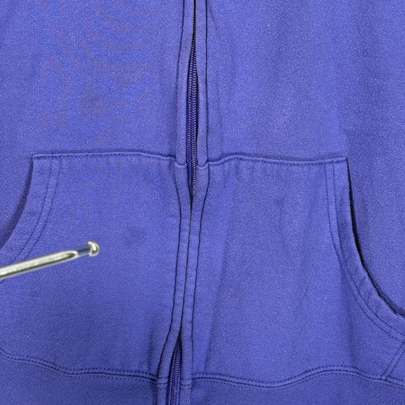 Harley Davidson XL (1X) Purple Full Zip Up Hoodie Pocket Warm 2014 Soft Biker - Picture 4 of 11